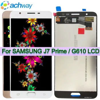 G610 LCD SAMSUNG J7 Premjero LCD G610 G610F G610M Ekranas Jutiklinis Ekranas skaitmeninis keitiklis Pakeisti 5.5