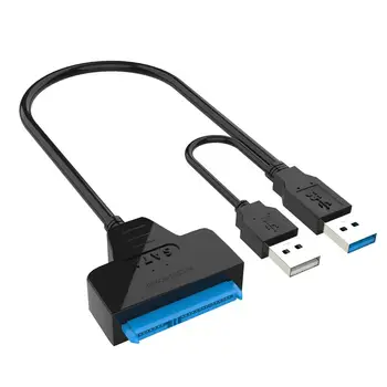 2020 Nauji Aukštos Kokybės USB 3.0 Prie SATA Duomenų Kabelis Didelės spartos Laiko taupymo Standžiojo Disko Prijungimas Maitinimo Kabelis