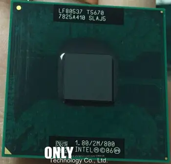T5670 cpu Intel Core 2 Duo T5670 laptop CPU 2M 1.80 GHz, 800 MHz SLAJ5 Sąsiuvinis Originalus ardyti Naudojamas Procesorius