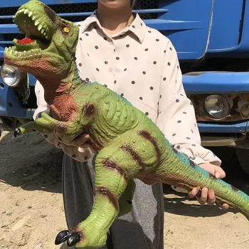 Didelio Dydžio Dinozaurų Ryklys Modelis Žaislai Vaikams Tyrannosaurus Rex Minkštos Lėlės, Gyvūnai, Velociraptor, Juros Pasaulių Vaikų Dovanų