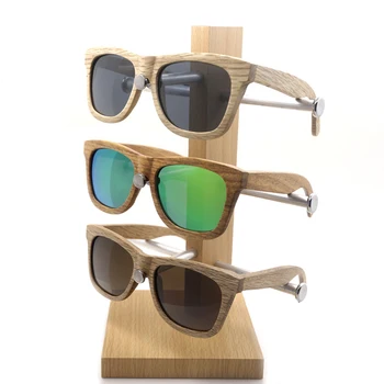 BOBO PAUKŠČIŲ Vyrams, Moterims, akinių nuo saulės Mados Rankų darbo Mediniais Saulės, poliarizuoti akiniai Dizainas Vasaros Stiliaus Moteriški Akiniai medienos dėžė