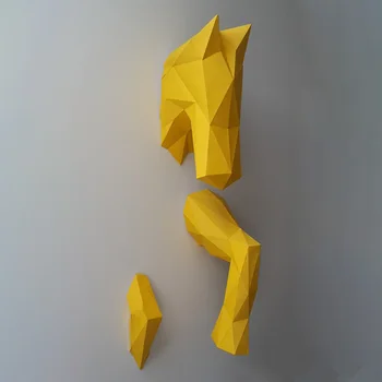 3D Popieriniai Arklių Papercraft Namų Dekoro, Sienų Apdaila Galvosūkiai Švietimo 