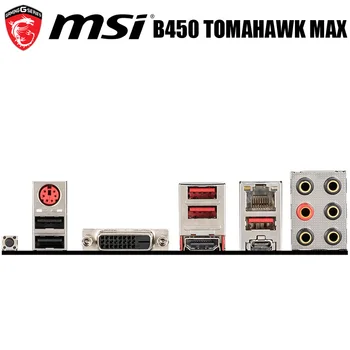 Lizdas AM4 MSI B450 TOMAHAWK MAX Plokštė Amd Ryzen 3 cpu Am4 Žaidimų M. 2 Originalus Stalinis MSI B450 Mainboard AM4 DDR4 ATX