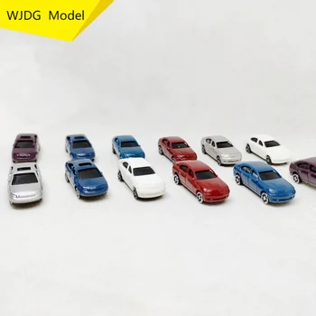 30 Vnt Dažytos Modelio Automobilius Pastato Išdėstymas Mini 1:150 Apimties Statybos Modelio Automobilių žaislai 