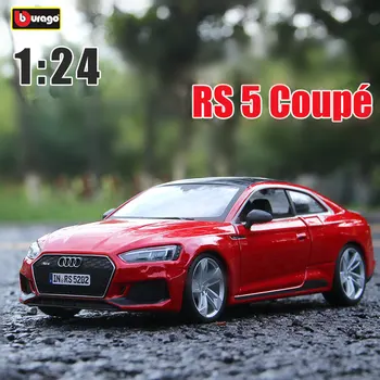 Bburago 1:24 Audi RS5 Kupė raudona automobilis liejimo modelio automobilių lieti automobilio modelis, modeliavimas, automobilių apdailos surinkimo dovana žaislas