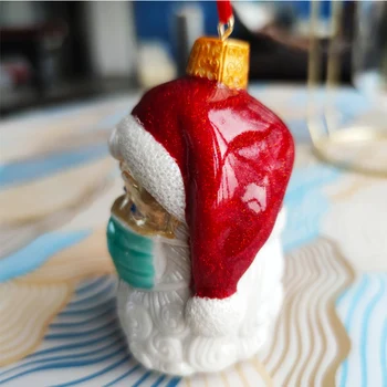 Youpin Kalėdų Santa Claus Pakabukas Necklack Sniego Facemask Apdailos Kovos su epidemija Facemask Suknelė Prekių Kalėdų Dovanos