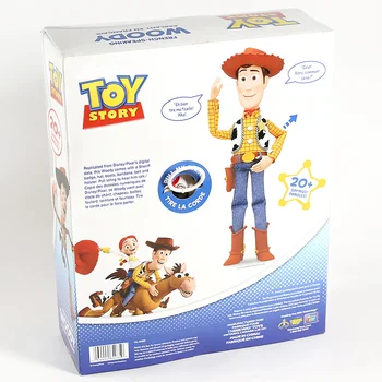 Toy Story Woody / Jessie Kalbėti Veiksmų Skaičius, Kalbančių Prancūzų Anglų Žaislas Kolekcionuojamos Lėlės Modelio