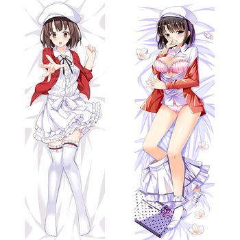 Saenai Kanojo no Sodatekata Katou Megumi Kasumigaoka Utaha waifu patalynės komplektas anime kūno pagalvė pagalvės