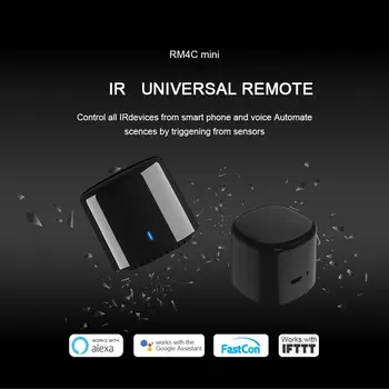 BroadLinkxCon RM4C Mini ir SPINDULIŲ Nuotolinio valdymo pultelis Belaidis Smart Home WIFI Balso Imtuvas Laikmatis 