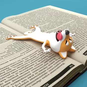 Creative 3D Stereo Žymą Mielas Animacinių filmų Gyvūnų Žymeklis Kawaii Katė Panda Žymą Puslapių Vaikams Dovanas Mokyklos Raštinės Prekes