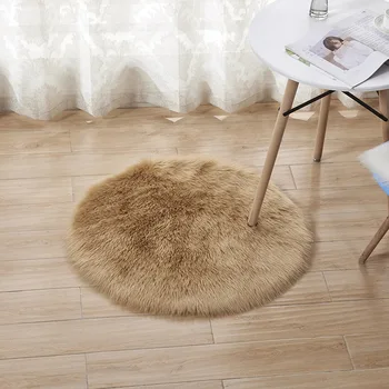 Karšto pardavimo pliušinis kilimų jogos grindų kilimėlis kilimėlis imitacija Australijos vilnos kilimas namų puošybai