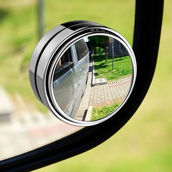 1x Automobilis 360 Laipsnių aklojoje Veidrodžių Platų Galinio vaizdo Veidrodėlis, Skirta Hyundai IX35 IX25 