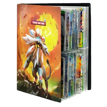 240pcs Pokemon Žaidimas Albumą EX GX Kolekcinė Knyga Animacinių filmų Pokemon Prekybos Kortelių Vaikas Pakrautas Sąrašą Turėtojas Talpa Rišiklio Katalogą Žaislas