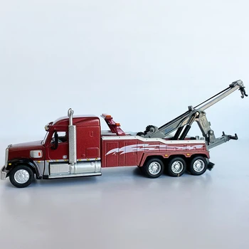1:55 Masto Lydinio Žaislas Sunkvežimis Freightline Sunkiųjų Priekaba, Krano Modelis 23cm Derliaus Statinis Modelis Matel Surinkimo Vaikų Dovanų