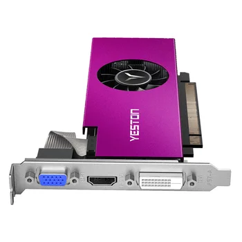 Yeston RX 550 RX550 4G D5 Graphic Card Vaizdo plokštės Radeon Chill PC 4GB Atminties GDDR5 128Bit vaizdo plokštė 6000MHz VGA HD DVI-D GPU