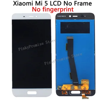 Už Xiaomi Mi 5 LCD Ekranas + Rėmas Jutiklinio Ekrano Skydelis Xiaomi Mi5 LCD Ekranas skaitmeninis keitiklis, Pakeitimas, Remontas, Dalys Išbandyti