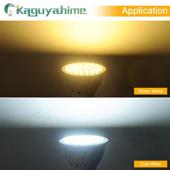 Kaguyahime 4Pcs LED Mr16 E27 Lemputė Gu10 LED Prožektorius Augti Šviesos/Šilta/Balta AC 110V, 220V LED Lempa 3W 4W Vietoje Šviesos Pilno Spektro