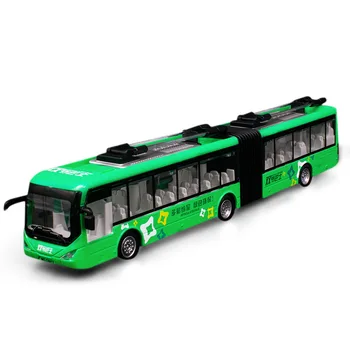 1:32 lydinio traukti atgal dvigubai autobusų aukštos modeliavimas miesto autobusų modelį, transporto priemonės, metalo diecasts mirksi muzikos berniukas žaislai nemokamas pristatymas
