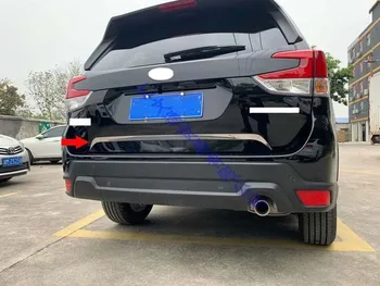 Dėl Subaru Forester SK 2018 2019 Papuošti Priedai Nerūdijančio plieno Uodega Vartų Duris Padengti Apdaila Galinio Kamieno Liejimo Optikos Bezel