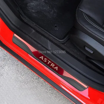Už Vauxhall Opel Astra J K-2019 2020 Reikmenys, Nerūdijančio Durų Slenksčio Nusitrinti Ateityje Plokštė Raštas Apdaila Padengti Automobilių Reikmenys