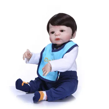 NPKCOLLECTION Visą Silikono Vinilo Atgimsta Lėlės Gyvenimo būdo Minkštas Princesė Lėlės Reborn Žaislai Mergaitėms Bebes Atgimsta Lėlės Girl Žaislai
