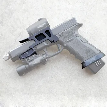 Taktinis medžioklės ginklų aksesuarai ALG 6-Antras Kalno už Glock 17 ir 18C Pistoletai su magwell užsiliepsnojo dėl 20mm picatinny rail