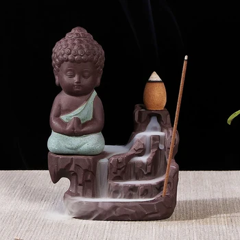 Porceliano Ir Molio Mini Kinijos Budizmas Zen Budizmo Vienuolių Mažas Statula Mažai Meditacija Vienuolis Miniatiūriniai Amatų Budos Statula