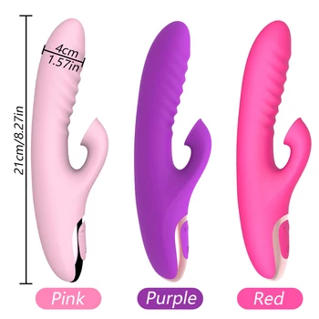 Lytis Produktų parduotuvė Klitorio Čiulpti Magic Wand G Spot Massager Sriegiu Dildo vibratorius Moterys Oralinio Sekso žaislas Silikonas atsparumas Vandeniui