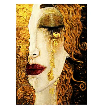 Abstrakti Gustav Klimt Ašara Aliejaus Tapybai Spausdinimo Ant Drobės Garsaus Plakatai Ir Spausdina Sienos Meno Nuotrauką Kambarį, Namų Projektavimas