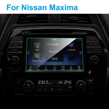 8 Colių Automobilių GPS Navigacijos Ekrano apsaugos Nissan Maxima 2016 Auto Interjero Grūdintas Stiklas, Apsauginė Plėvelė Automobilių Reikmenys