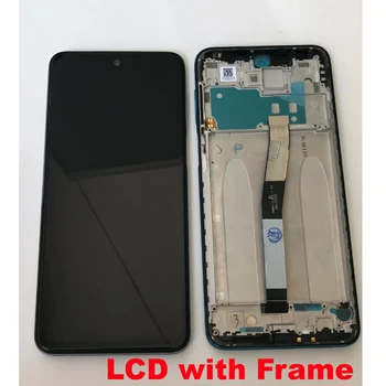 Originalus LCD Xiaomi Redmi Pastaba 9S Ekranas Jutiklinis Ekranas skaitmeninis keitiklis Asamblėjos + Rėmas Redmi 9 Pastaba Pro Jutiklis Pantalla