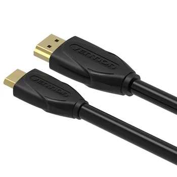 Paj Mini HDMI į HDMI Laidas paauksuoti 1.4 V 1080P Mini HDMI Kabelis 1m 1,5 m 2m 3m Tablet vaizdo Kamera MP4 DVD HDMI Kabelis