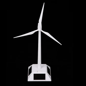 Saulės energija Varomas vėjo Malūnai Modelio Vėjo Turbinų Darbalaukio Lengva Surinkti Saulės energija Varomas ABS Plastiko vėjo malūnas Švietimo Žaislas Dovana Naujas