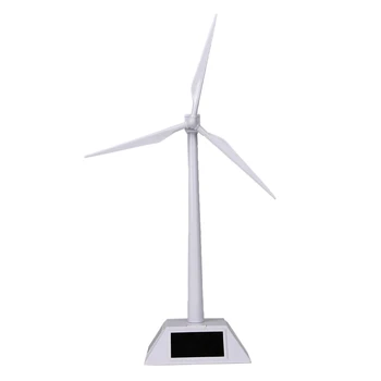 Saulės energija Varomas vėjo Malūnai Modelio Vėjo Turbinų Darbalaukio Lengva Surinkti Saulės energija Varomas ABS Plastiko vėjo malūnas Švietimo Žaislas Dovana Naujas
