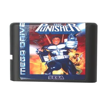 The Punisher 16 bitų MD Žaidimo Kortelės Sega Mega Drive Genesis