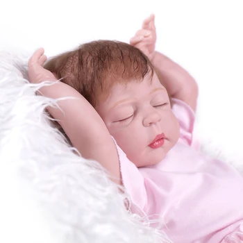 55cm Full Silikono Reborn Baby Lėlės 22 Colių bebe atgimsta corpo de silikono lol Žaisti Žaislai Gyvas Benoca Vaikai Menina Maudytis Bamblys
