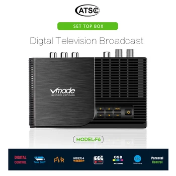 Vmade Full HD 1080P Skaitmeninės TV Transliacijos Imtuvas DVB ATSC F6 Parama 