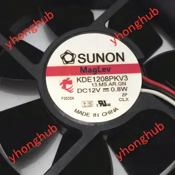 SUNON KDE1208PKV3 13.VN.AR.GN DC 12V 0.8 W 3-Wire 80x80x20mm Serverio Aušinimo Ventiliatorius