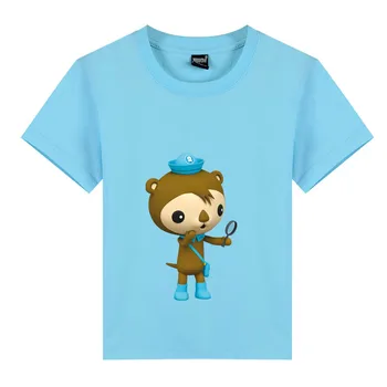 2020 m. Vaikų Berniukų Shellington T Marškinėliai trumpomis Rankovėmis Vaikų Mergaičių Spausdinti octonaut T Marškinėliai Medvilnės Vaikai Viršūnes Tee