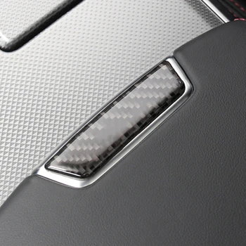 Centrinis Pavarų Skydelio Dangtelį Apdaila Audi A6 C8 A7 2019 Anglies Pluošto Automobilių Konsolė Oro Išleidimo Rėmo Apdaila Lipdukai