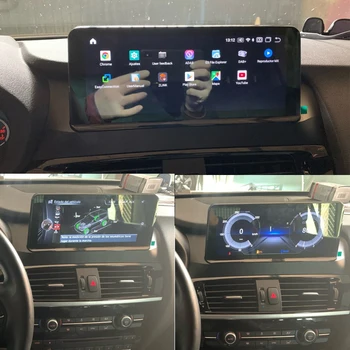 8 ritiniai 4G+64G android 10.0 Automobilio multimedijos Grotuvas, Navigacija, GPS radijas BMW X3 F25 2011~2017 Originalus 10.25