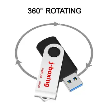 J-bokso USB 3.0 Flash Drive, 64 GB Didelės Spartos 