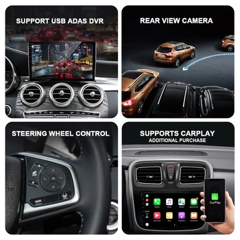 6G 128G Android 9.0 Automobilio Multimedia Player Auto Radijo Audi A3, A4, A6, TT 2008-2012 m. Navigacijos 2.5 D Carplay BT GPS Nr. 2 Din DVD