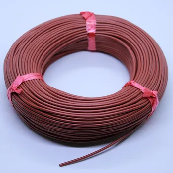 Tolimųjų infraraudonųjų spindulių šilumos kambario termostatas raudona anglies pluošto šildymo kabeliu grindų šildymo silicio gumos kabelis