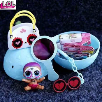 LOL lėlės Staigmena Originalių drabužių akinius butelis batai Šaltos spalvos lol priedai parduodami Originalūs žaislai vaikams