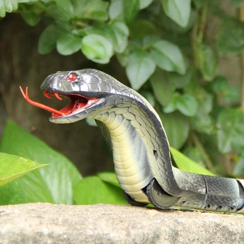 Juokinga Nuotolinio Valdymo Plastiko Gyvatė Naja Kobra Žaislas Vaikams, Dovana Įdomių Kiaušinių Aukštos Modeliavimas King Cobra Radijo Kontrolės Žaislas