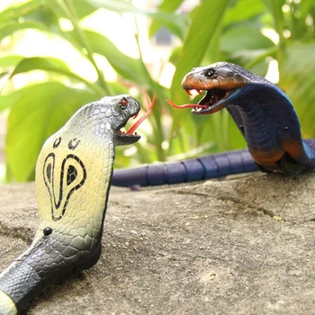 Juokinga Nuotolinio Valdymo Plastiko Gyvatė Naja Kobra Žaislas Vaikams, Dovana Įdomių Kiaušinių Aukštos Modeliavimas King Cobra Radijo Kontrolės Žaislas
