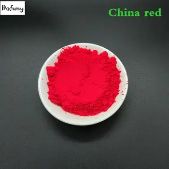Naujas Neon Kinija Raudonos Spalvos Nagų blizgučiai Fluorescencijos Pigmento Fosforo Milteliai, Liuminescencinių Dažų 