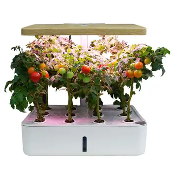 Hydroponic Sodinti Lauke Patalpų Žolė Sodas Rinkinį Smart Led Auginimo Lempos Gėlių, Daržovių Soilless Auginti Augalų Auga Šviesos