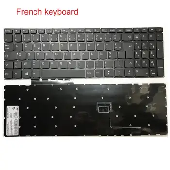 Naujoji klaviatūra AZERTY clavier Lenovo IdeaPad 110 Touch-15ACL 110-15ACL 110-15AST 110-15IBR be rėmelio Klaviatūra